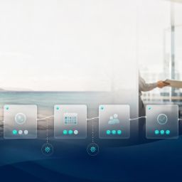 Service business workflow pipeline with automation stages